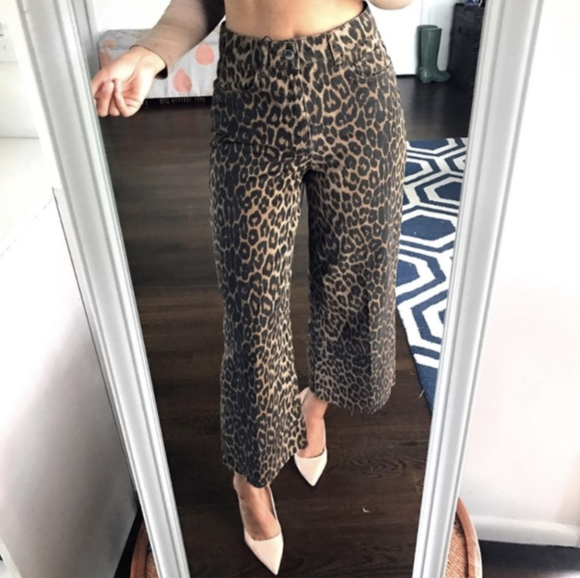 Leopard Print Jeans